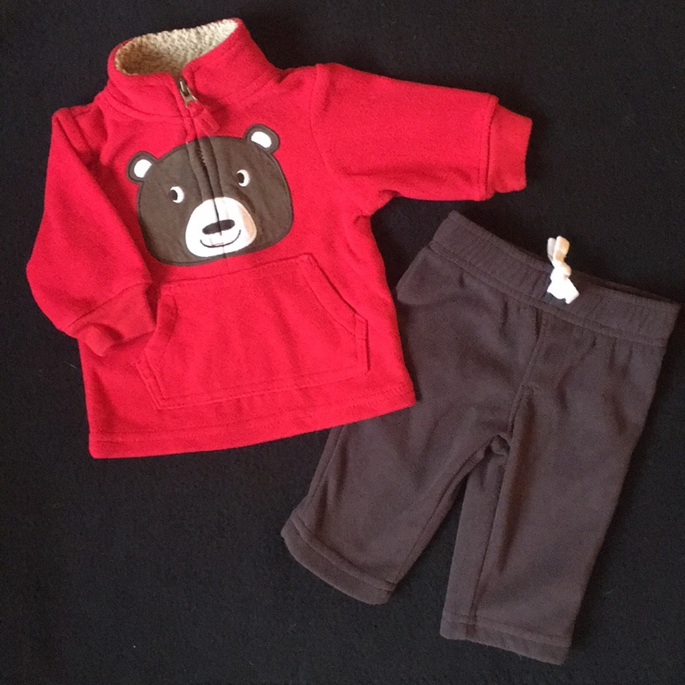 ❄️Carter’s Newborn Winter Fleece Set❄️